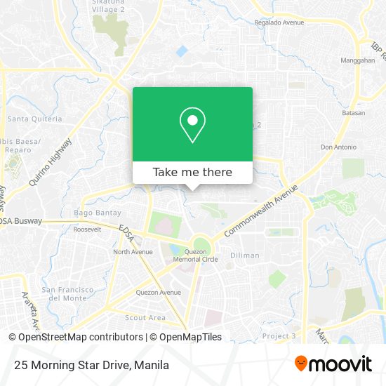 25 Morning Star Drive map
