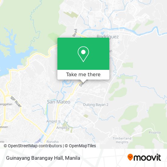 Guinayang Barangay Hall map