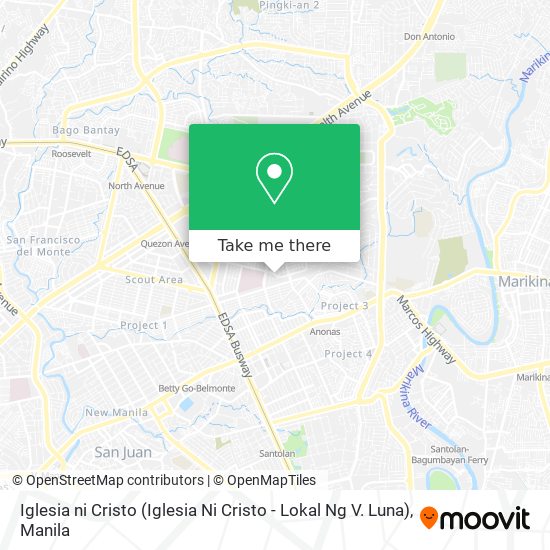 Iglesia ni Cristo (Iglesia Ni Cristo - Lokal Ng V. Luna) map