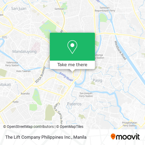 The Lift Company Philippines Inc. map