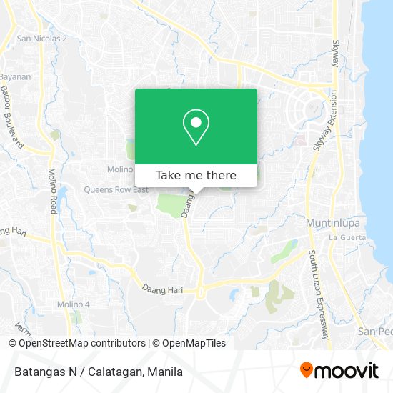 Batangas N / Calatagan map