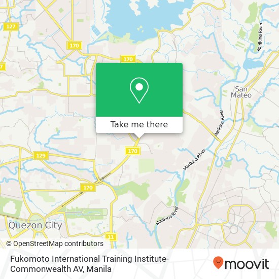 Fukomoto International Training Institute-Commonwealth AV map