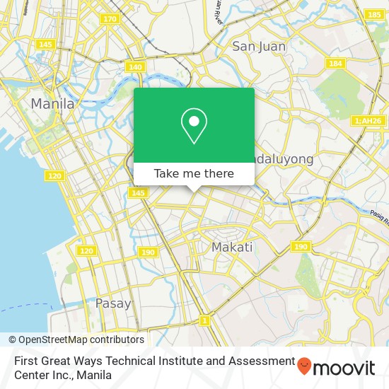 First Great Ways Technical Institute and Assessment Center Inc. map