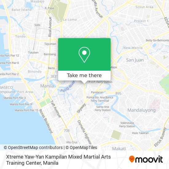 Xtreme Yaw-Yan Kampilan Mixed Martial Arts Training Center map