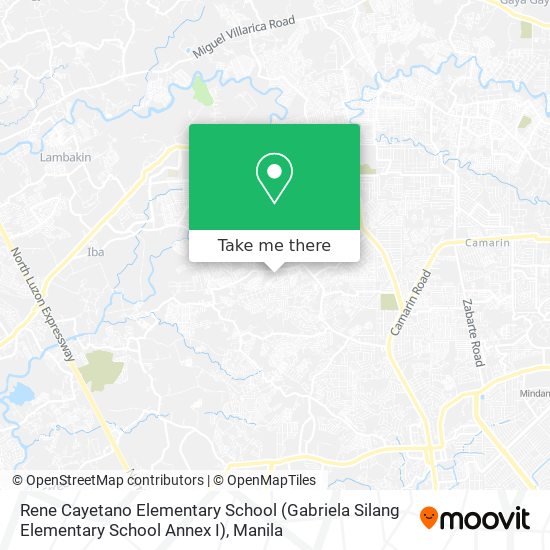 Rene Cayetano Elementary School (Gabriela Silang Elementary School Annex I) map