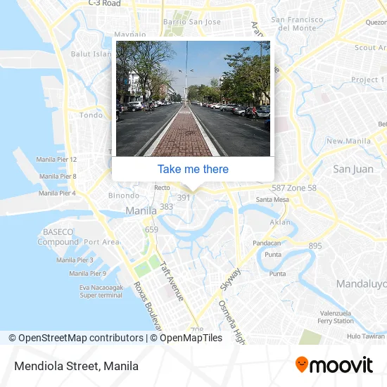 Mendiola Street map