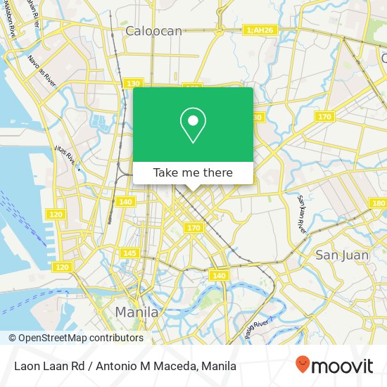 Laon Laan Rd / Antonio M Maceda map