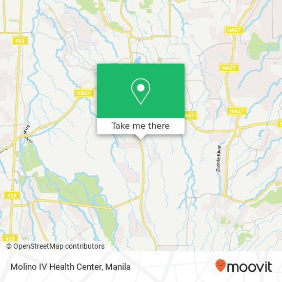 Molino IV Health Center map