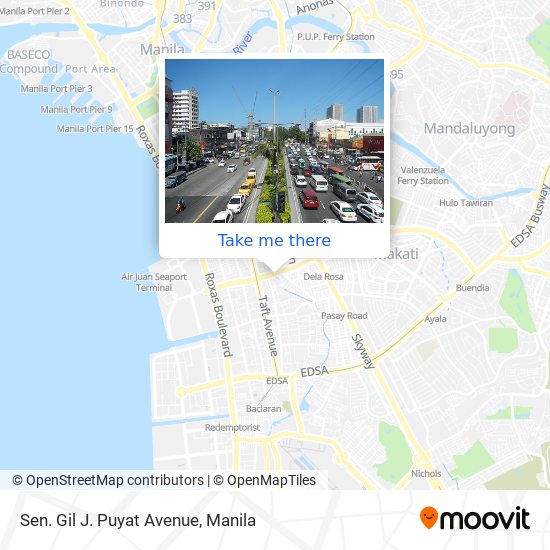 Sen. Gil J. Puyat Avenue map