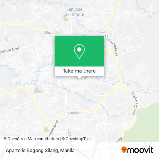 Apartelle Bagong Silang map