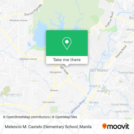 Melencio M. Castelo Elementary School map