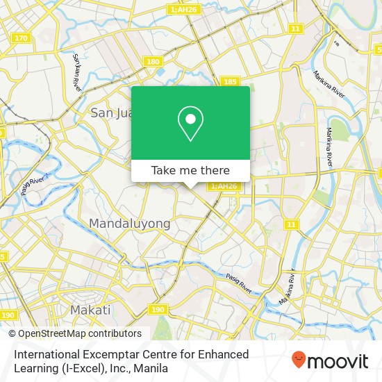 International Excemptar Centre for Enhanced Learning (I-Excel), Inc. map