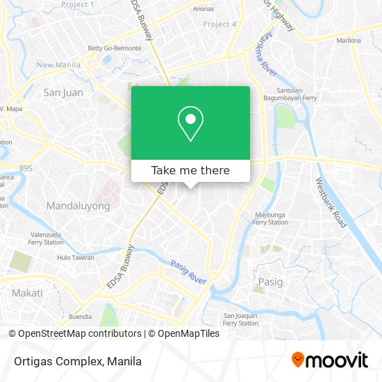 Ortigas Complex map