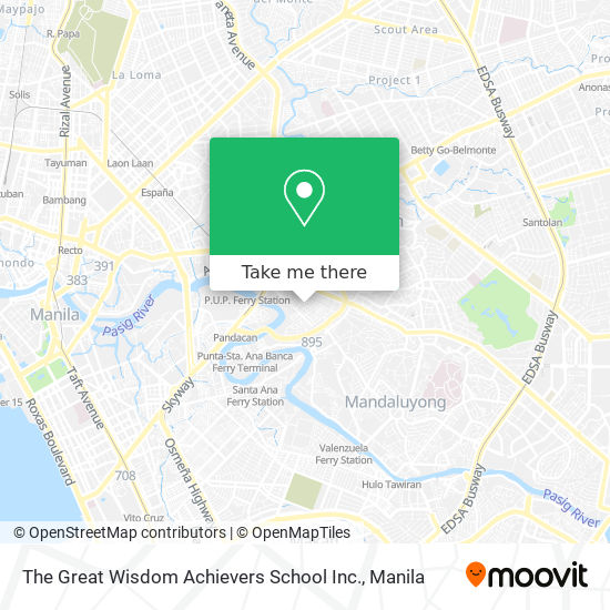 The Great Wisdom Achievers School Inc. map