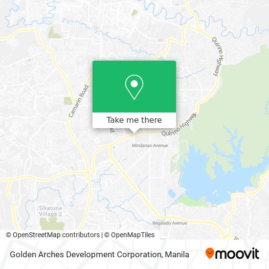 Golden Arches Development Corporation map