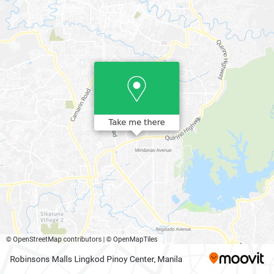 Robinsons Malls Lingkod Pinoy Center map