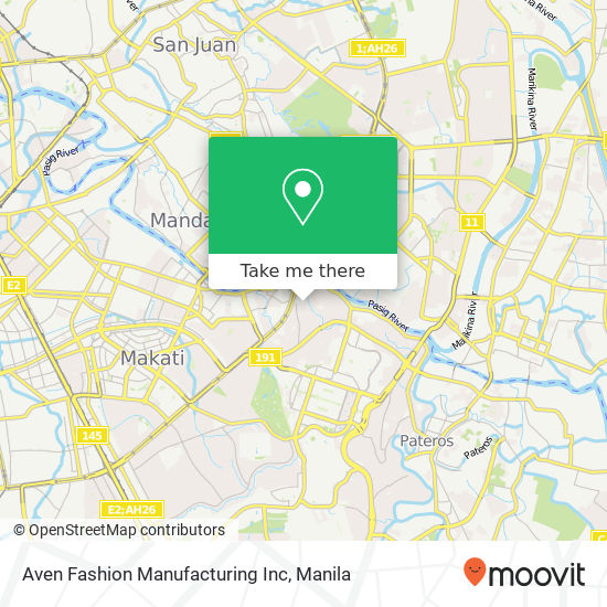 Aven Fashion Manufacturing Inc map