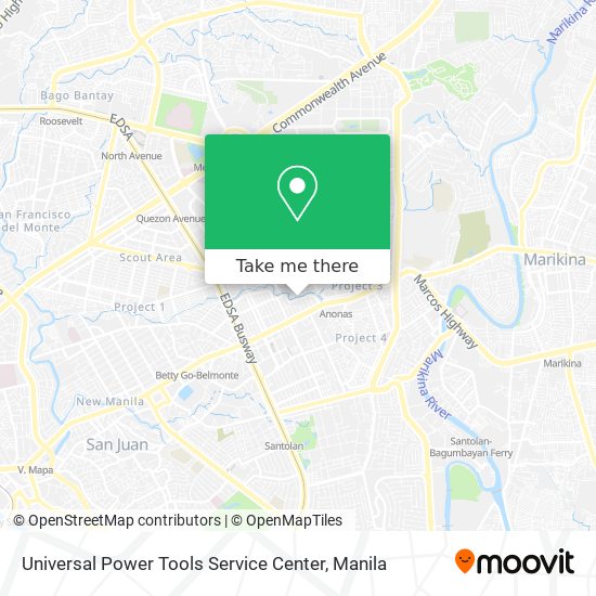 Universal Power Tools Service Center map