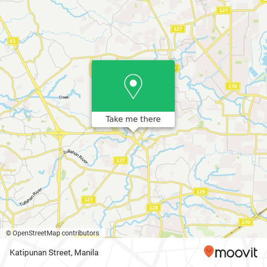 Katipunan Street map