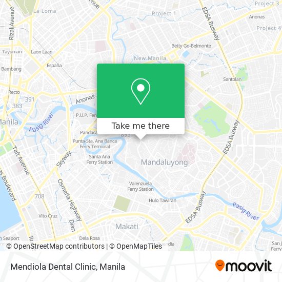 Mendiola Dental Clinic map