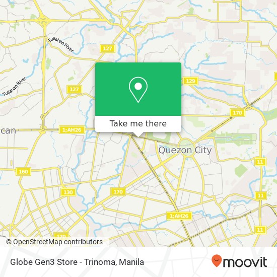 Globe Gen3 Store - Trinoma map