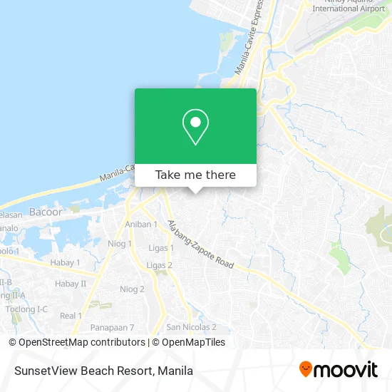 SunsetView Beach Resort map