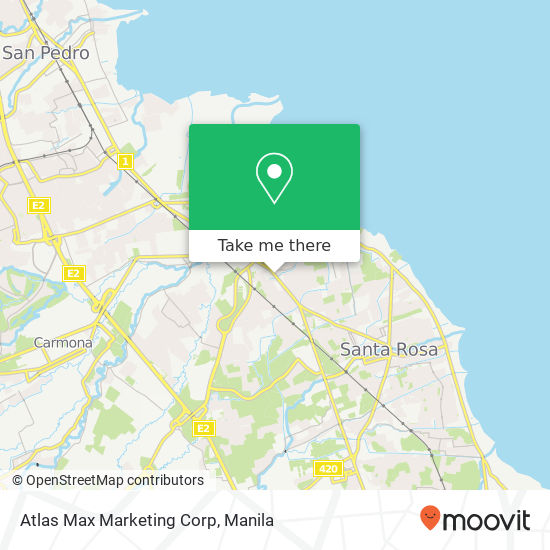 Atlas Max Marketing Corp map