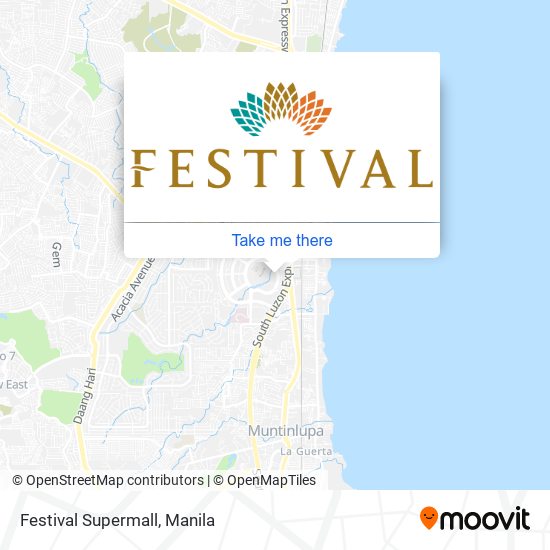 Festival Supermall map