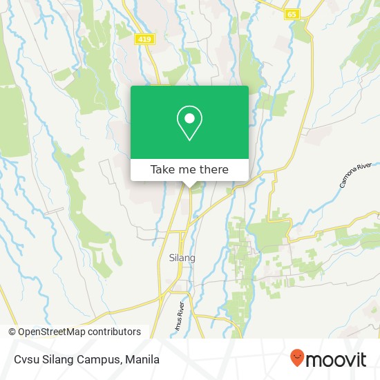 Cvsu Silang Campus map