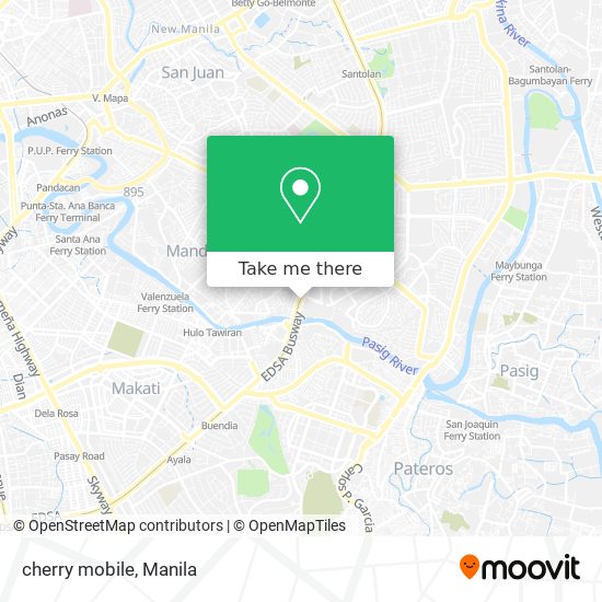 cherry mobile map