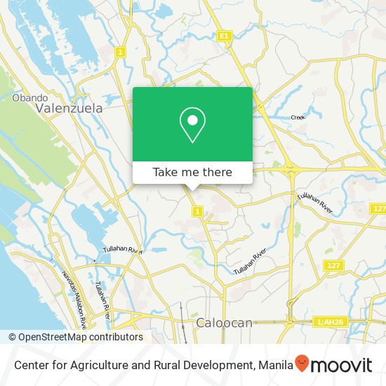 Center for Agriculture and Rural Development map