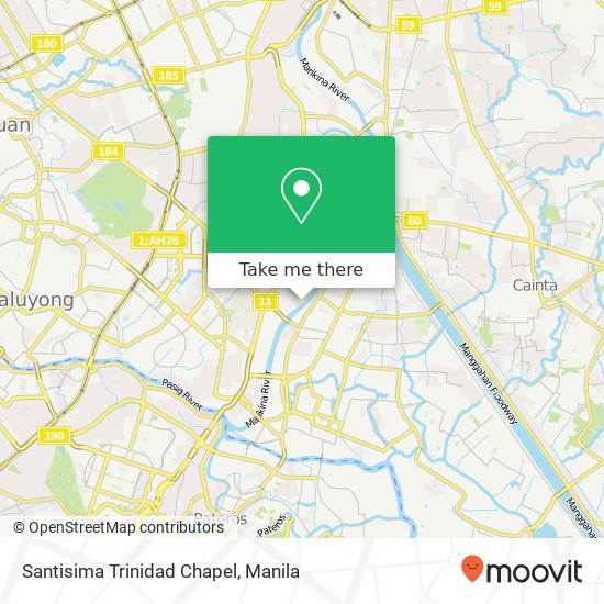 Santisima Trinidad Chapel map