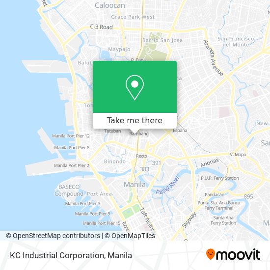 KC Industrial Corporation map