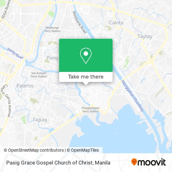 Pasig Grace Gospel Church of Christ map