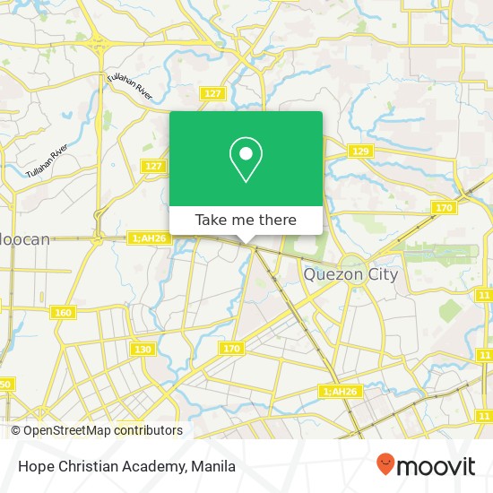 Hope Christian Academy map