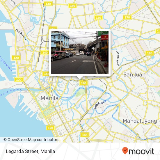 Legarda Street map