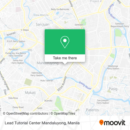Lead Tutorial Center Mandaluyong map