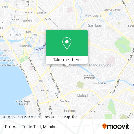 Phil Asia Trade Test map