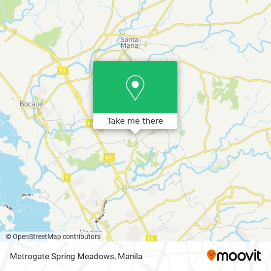Metrogate Spring Meadows map