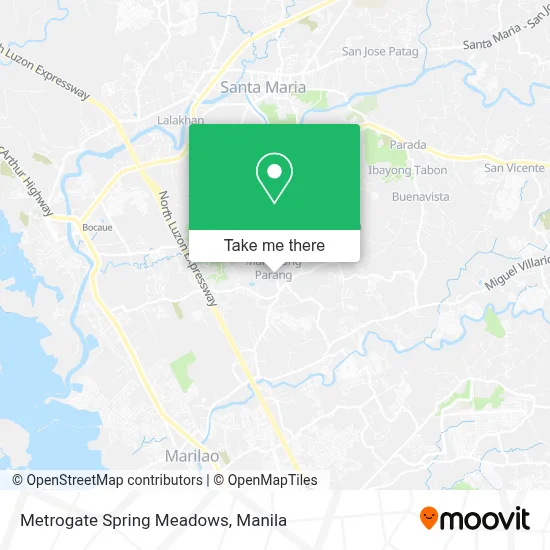 Metrogate Spring Meadows map