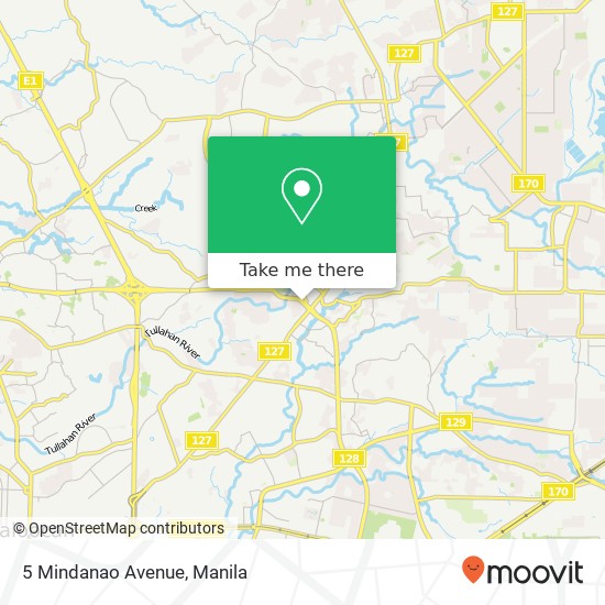 5 Mindanao Avenue map