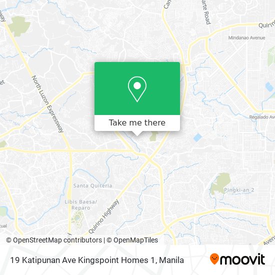 19 Katipunan Ave Kingspoint Homes 1 map