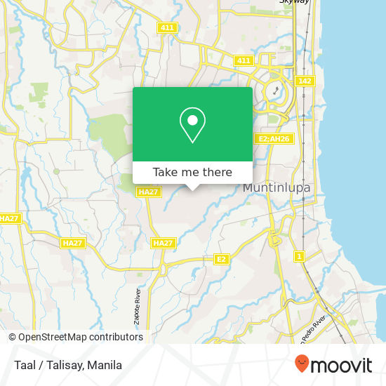 Taal / Talisay map
