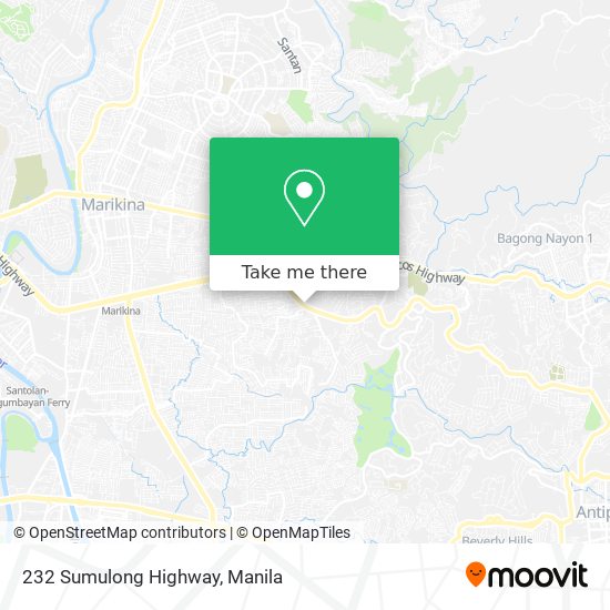 232 Sumulong Highway map