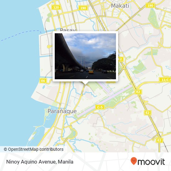 Ninoy Aquino Avenue map