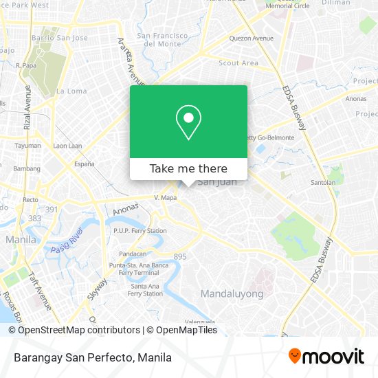 Barangay San Perfecto map