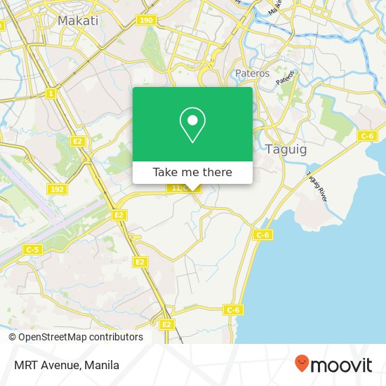 MRT Avenue map