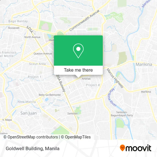 Goldwell Building map