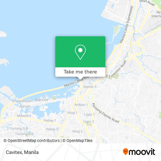 Cavitex map