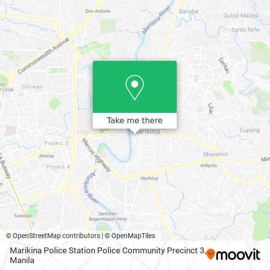 Marikina Police Station Police Community Precinct 3 map